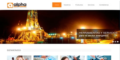 diseño de pagina web para empresa de energía